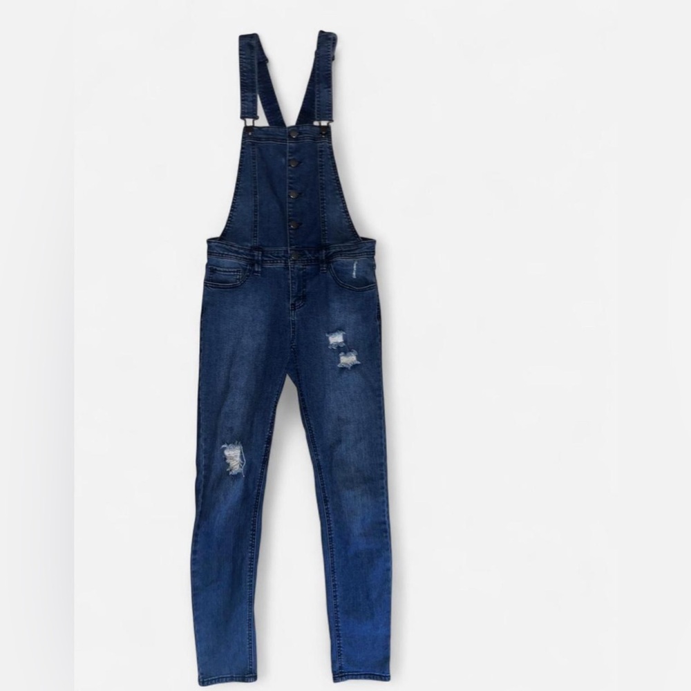 Harper Blue Denim Overalls